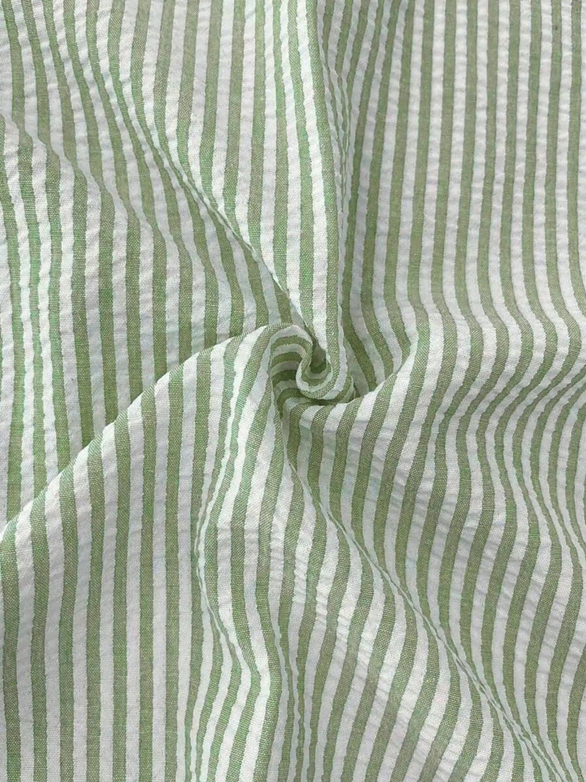 Lowell | Seersucker Striped Shirt