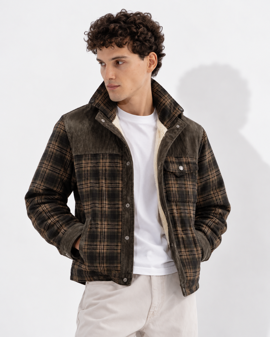 Nolan | Fleece-Lined Cotton Jacket
