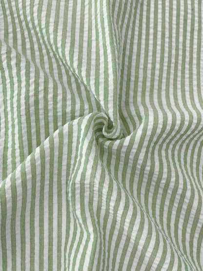 Lowell | Seersucker Striped Shirt