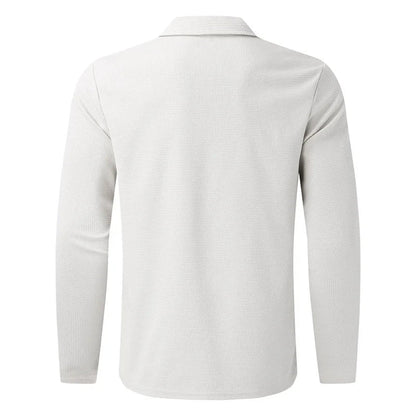 Rhett | Waffle Knit Zip Shirt
