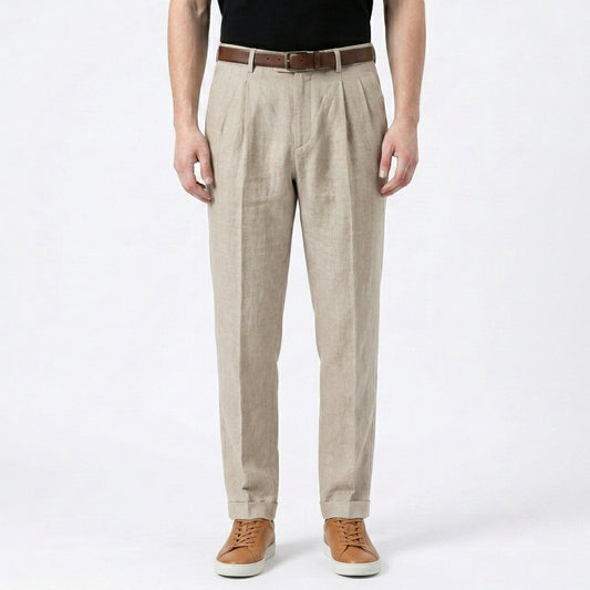 Dalton | Tapered Pleated Pants