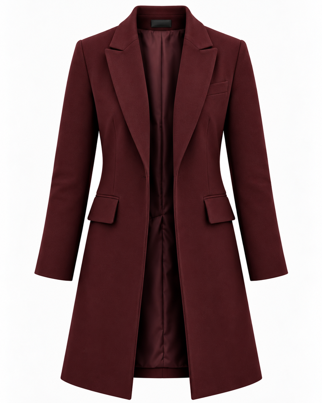Evelyn | Brown Wool Blend Coat