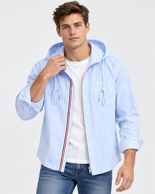 Landon | Zip-Up Windbreaker Hoodie
