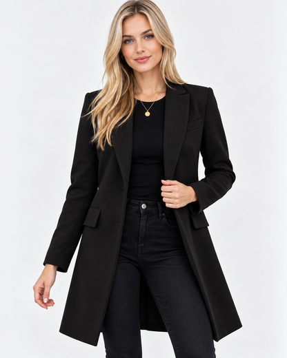 Evelyn | Brown Wool Blend Coat
