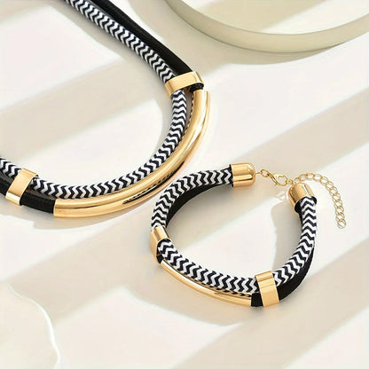 Daisy | Braided Necklace Set