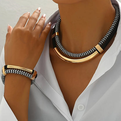 Daisy | Braided Necklace Set