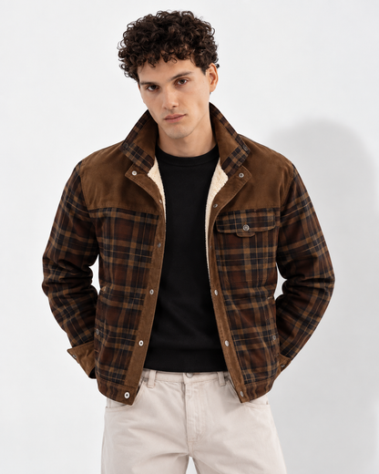 Nolan | Fleece-Lined Cotton Jacket