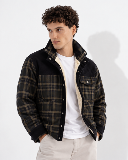 Nolan | Fleece-Lined Cotton Jacket