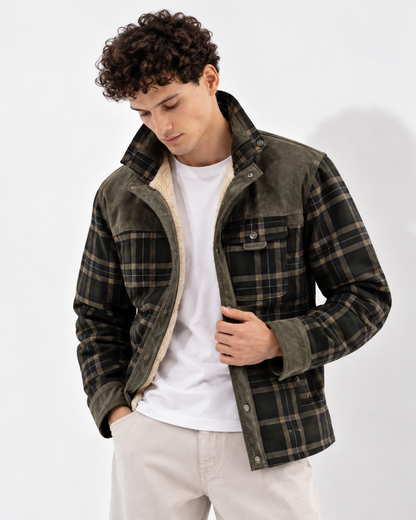 Nolan | Fleece-Lined Cotton Jacket