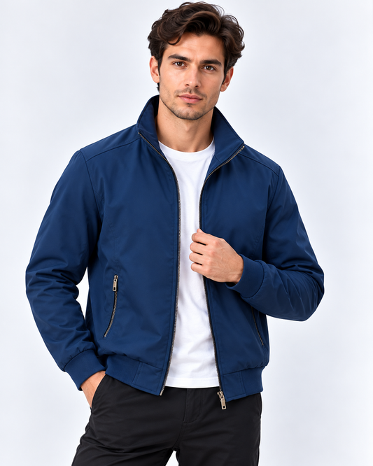 Tanner | Slim Stand Collar Overcoat