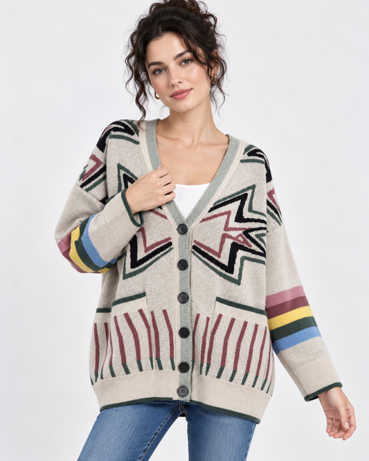 Lacey | Thick V-Neck Knit Sweater