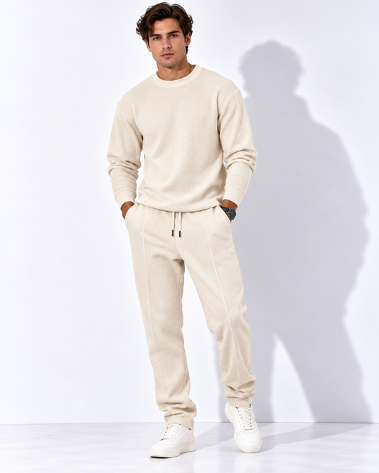 Bryce | Waffle Texture Two-Piece Set