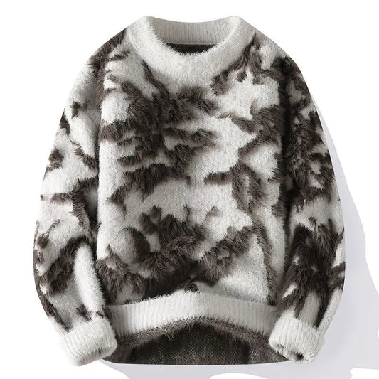 Reid | Jacquard Fluffy Sweater