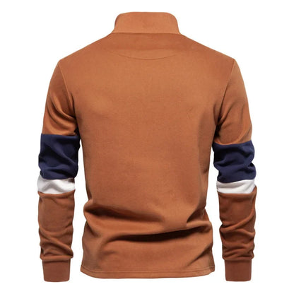 Brennan | Polo Neck Sweatshirt