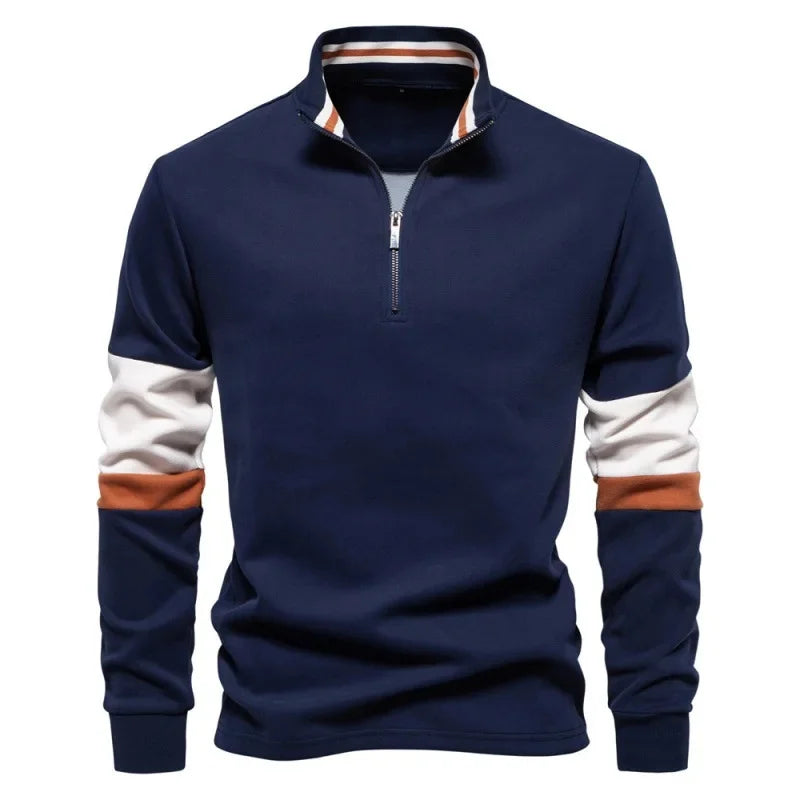 Brennan | Polo Neck Sweatshirt
