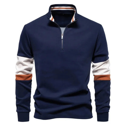 Brennan | Polo Neck Sweatshirt