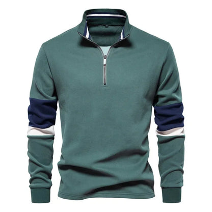 Brennan | Polo Neck Sweatshirt